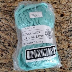 Loops and Threads Chunky Luxe yarn Mint